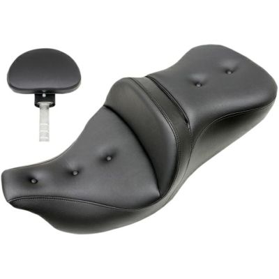 Saddlemen ロードソファ PT 2UPシート バックレスト付　ハーレー、ツーリングモデル用