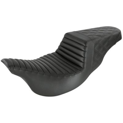【SALE】Saddlemen ステップアップシート タックロール　ブラック　ハーレー、ツーリングモデル用