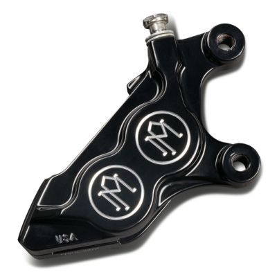 Performance Machine 4ピストン フロントブレーキキャリパー 右用 コントラストカット