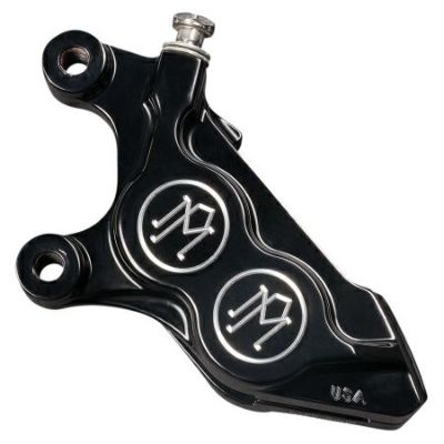 Performance Machine 4ピストン フロントブレーキキャリパー 左用 コントラストカット