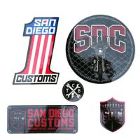 San Diego Customs ステッカーパック-01