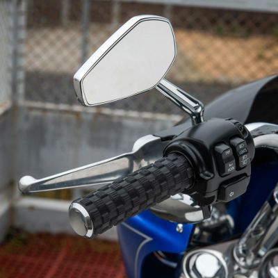 Arlen Ness エアトラック・グリップ 電子制御スロットル用 クローム