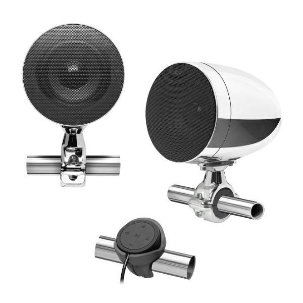 BOSS アンプ内蔵 3インチ・ユニバーサルスピーカーキット クローム-01