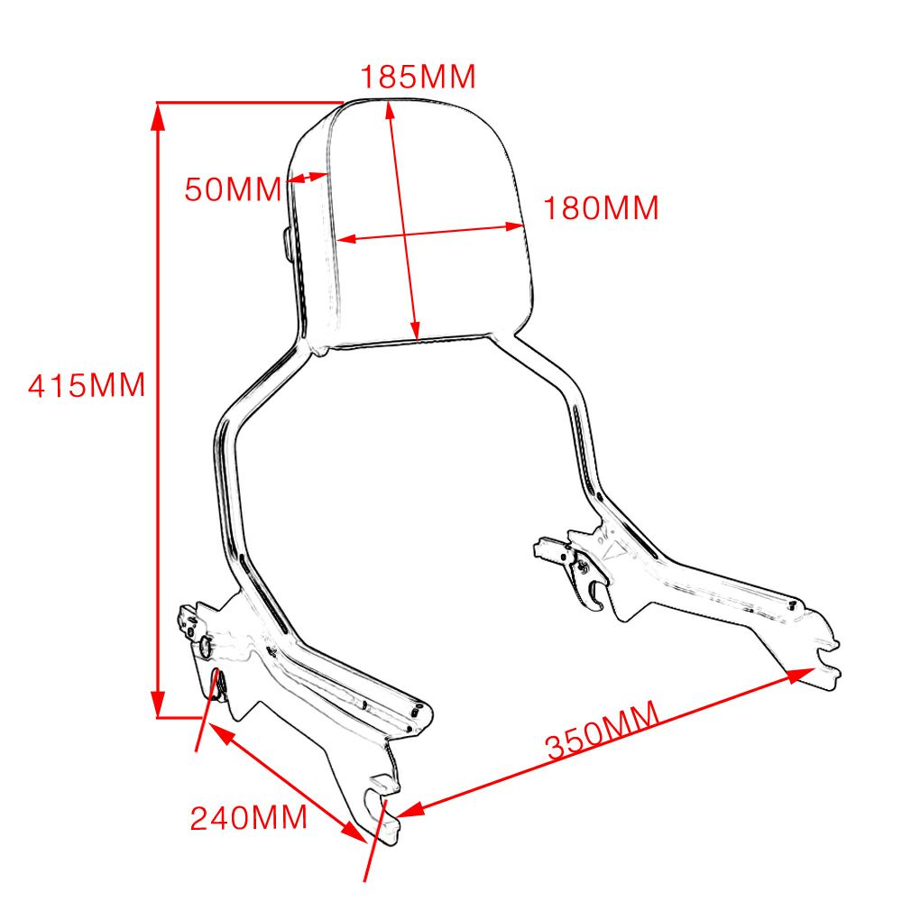 WMW デタッチャブル シーシーバー(パッド付)　クローム-03