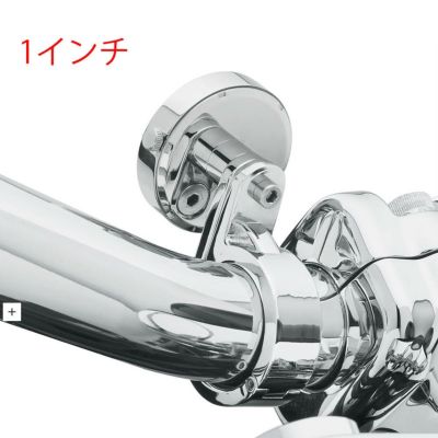 ハンドルバー　クロック　マウントクランプ　1インチ