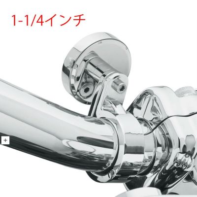 ハンドルバー　クロック　マウントクランプ　1-1/4インチ
