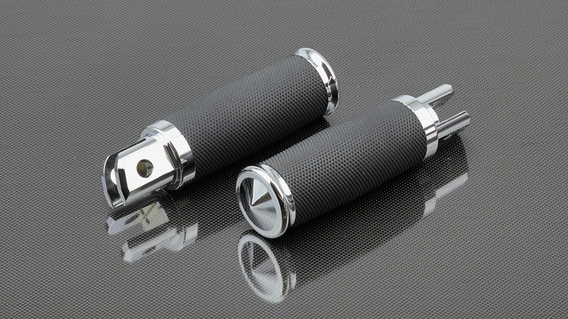 キジマ メトラフットペグ ライダー側 クローム-02