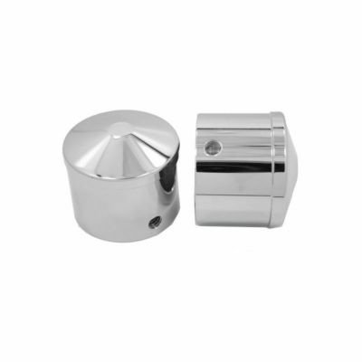 AVON Chrome AXLE NUT COVERS Air Cushion/Custom Contour