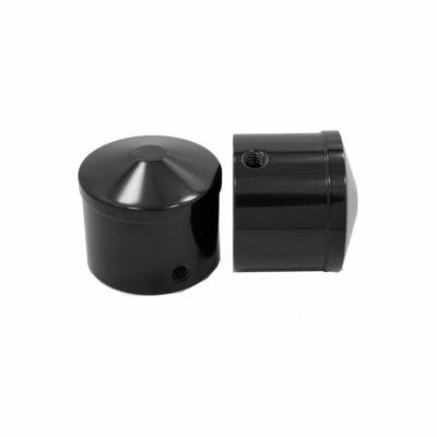 AVON ブラックアルマイト アクスルナットカバー Air Cushion/Custom Contour 1インチ