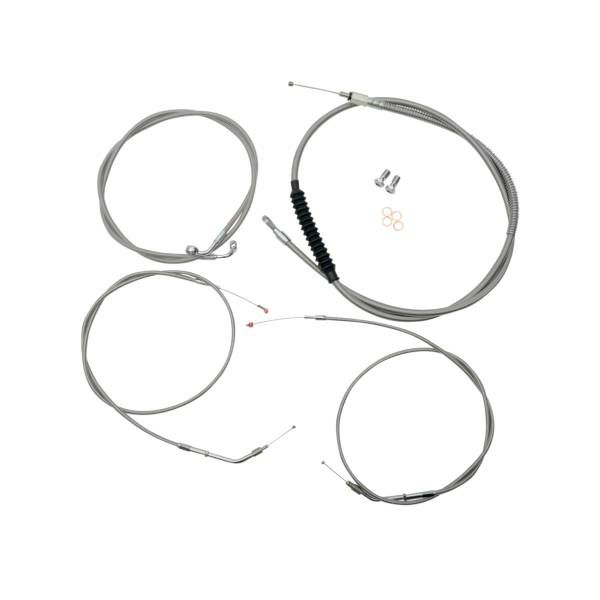 LA Choppers ステンメッシュ・ケーブルキット 18～20インチ スポーツスター2007～2021-01