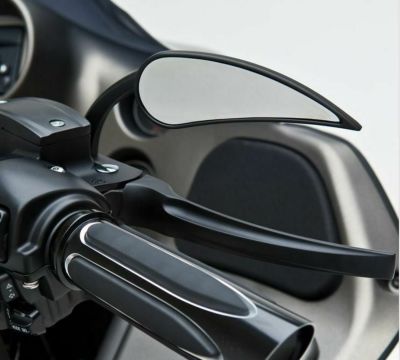 アレンネス　ラッドII ティアドロップ・ミラー　ブラック　右
