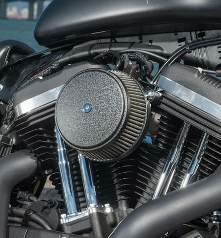 アレンネス Big Sucker ステージ1 エアクリーナーキット　ブラックスチールカバー付-06