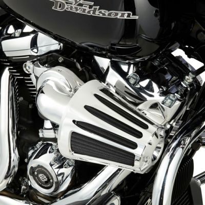 アレンネス モンスターサッカー 乾式ハイフロー エアクリーナーキット Deep Cut クローム ケーブルスロットル
