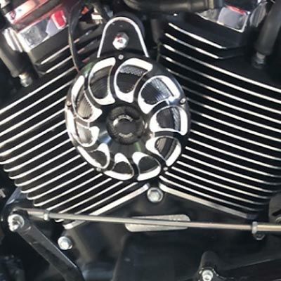 Arlen Ness　Drift　ビレット・ホーンキット　ブラック
