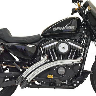 Bassani スウィーパーラディウス フルエキゾーストマフラー クローム スポーツスター