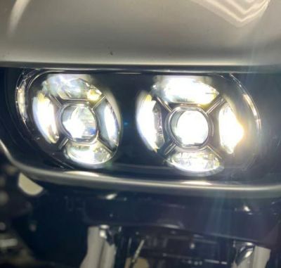 LEDデュアル・プロジェクター ヘッドライト　クローム 2015以降ロードグライド