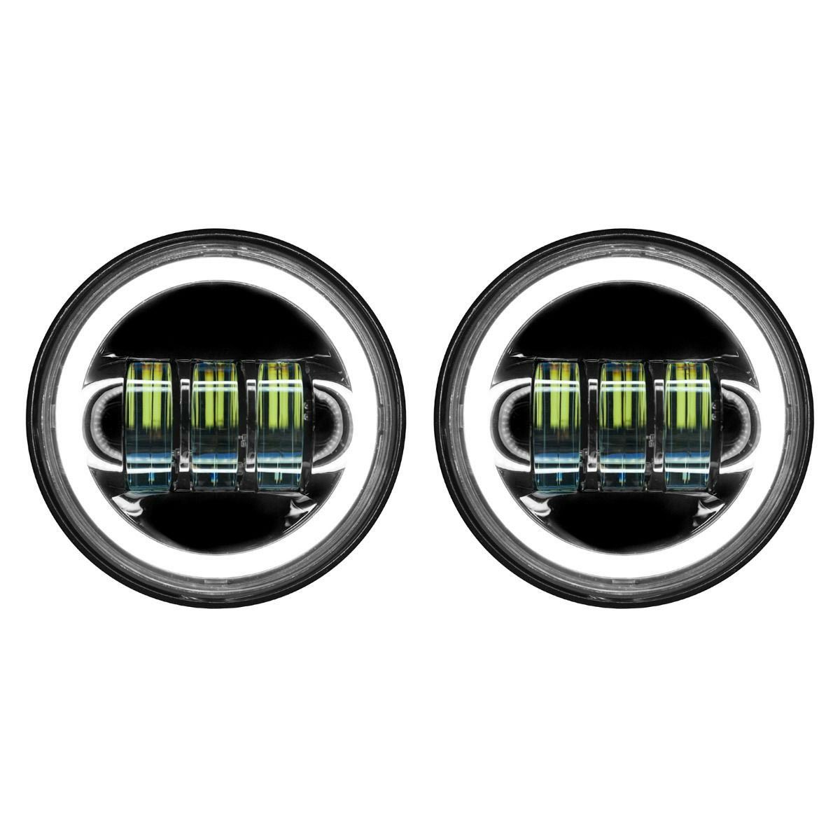 Hog Workz 4.5インチ ハロメーカー LED補助ランプ ブラック-01