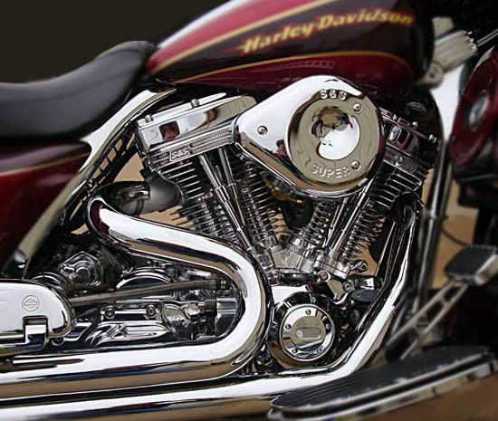 【SALE】S＆S ティアドロップ エアクリーナーセット(クローム)ツインカム＆エボ-01