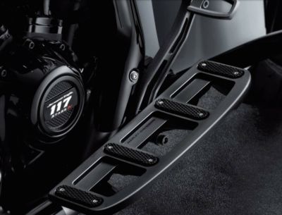 ハーレー純正★エンドゲーム ライダーフットボード ブラックアノダイズ