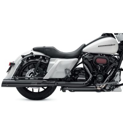 Screamin Eagle ハイフローエキゾースト/ストリートキャノンマフラーセット グロスブラック