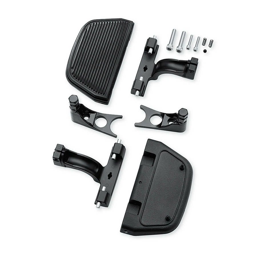 パッセンジャーフットボードキット　ブラック　ソフテイル-01