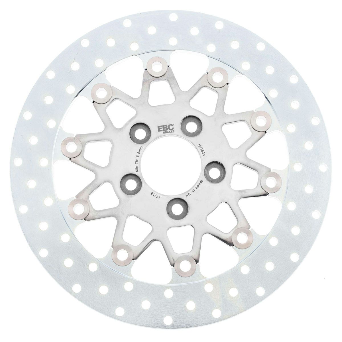 EBC 10スポーク・フローティングブレーキローター 11.8インチ リア ポリッシュ-01