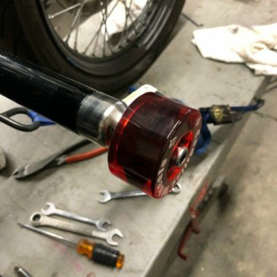 キャデラック・スライダーホイール　レッド　SANTORO FABWORX