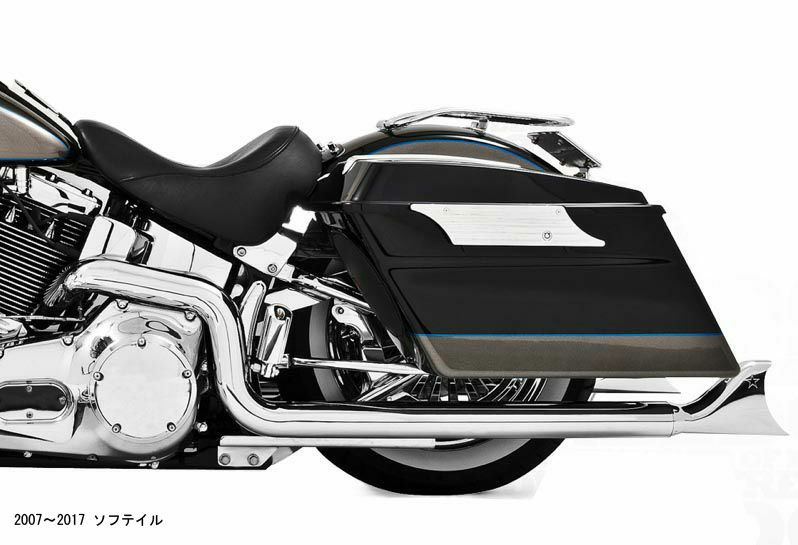 サムソン TRUE DUALS フィッシュテールマフラー(左右両出し) 39インチ 