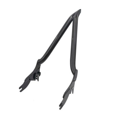 ツーリング用デタッチャブル バックレスト 22インチ高 1.5インチ径 ブラック パッド無 Siouxside Choppers
