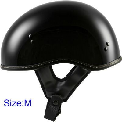 Highway21 357マグナム ソリッドハーフヘルメット グロスブラック M