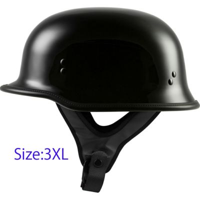 Highway21 9MMパラべラム ジャーマンビーニーヘルメット グロスブラック 3XL