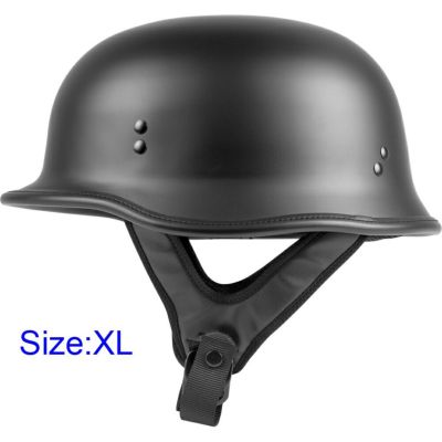 Highway21 9MMパラべラム ジャーマンビーニーヘルメット マットブラック XL