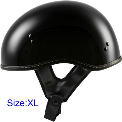 Highway21 357マグナム ソリッドハーフヘルメット グロスブラック XL