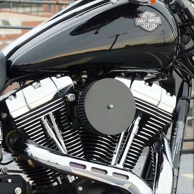 DKcustom ブラック ハイフロー587 エアクリーナー (Premium Breather)