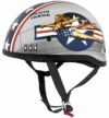 Skid Lid Original ハーフヘルメット ボンバーピンナップ シルバー M-01