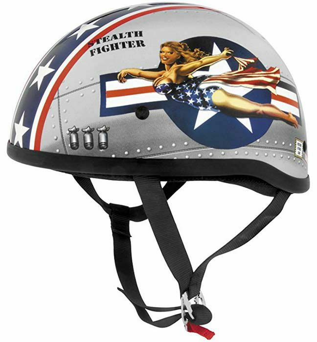 激安な Skid Lid Original ハーフヘルメット ボンバーピンナップ セキュリティ・セーフティ