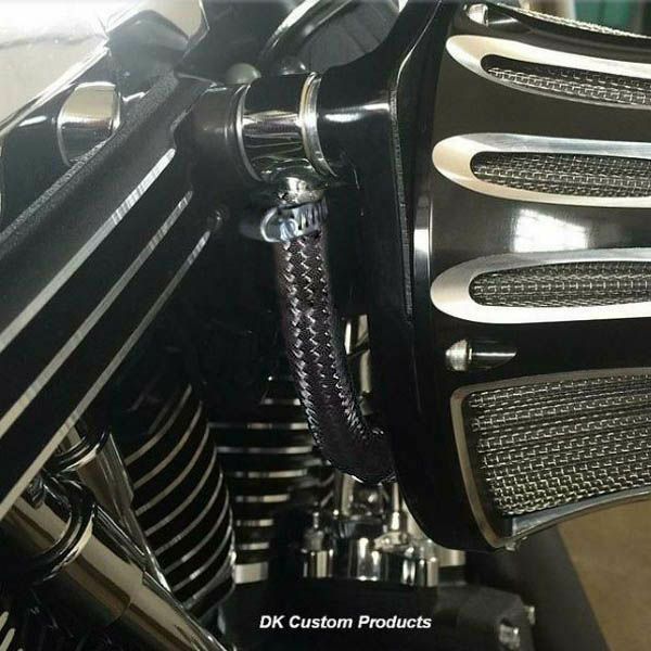 DK-Custom アレンネスINVERTED用 プレミアム・ブリーザーオイルキャッチタンク(ステンレスホース)-01