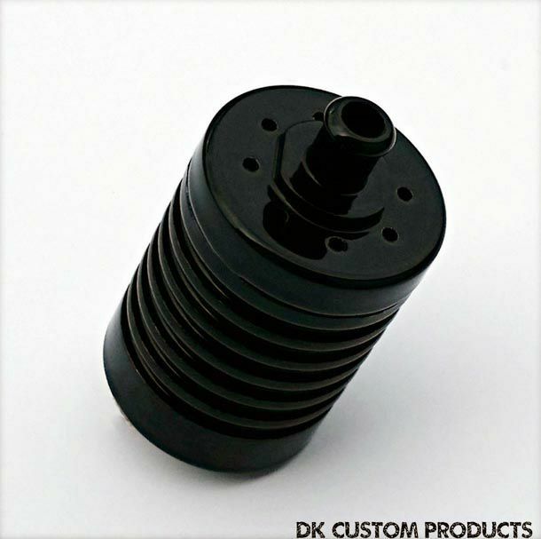 DK-Custom アレンネスINVERTED用 プレミアム・ブリーザーオイルキャッチタンク(ブラックステンレスホース)-03