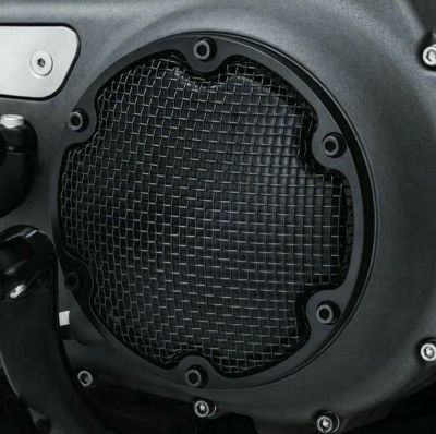 Kuryakyn メッシュ　ダービーカバー　ブラック