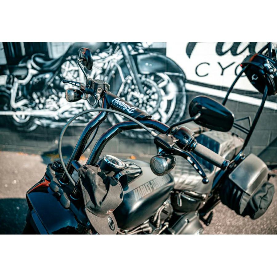Factory47 Cali Bar プルバック 14インチ ブラック |ハーレーパーツ 