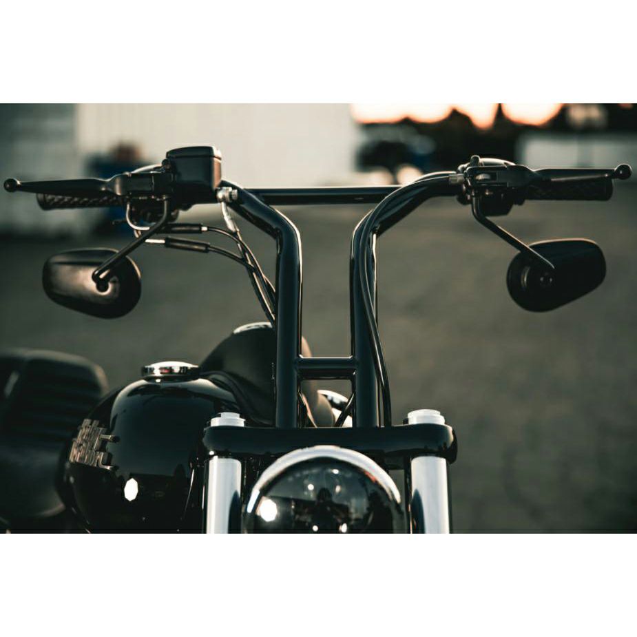 Factory47 MX47 プルバックTバー パッド付 14インチ ブラック-03