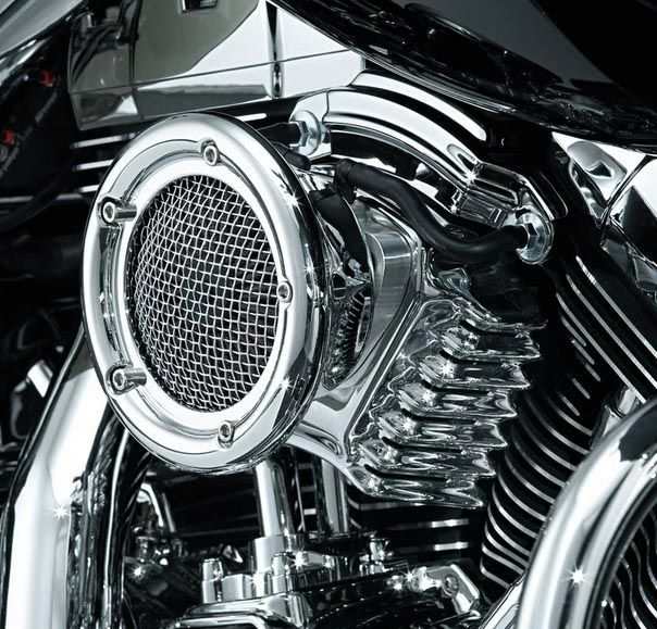 クリアキン ベロシラプター・エアクリーナーキット クローム　電子制御スロットル車用-05