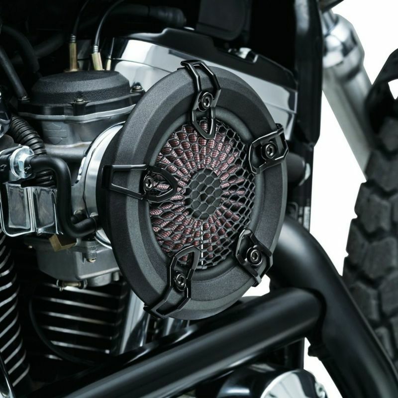 クリアキン　Crusher Revolt エアクリーナー　サテンブラック　ケーブルスロットル車用-02
