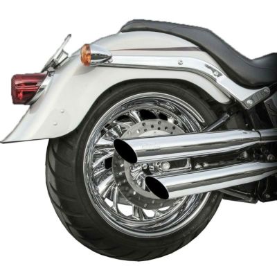 RCX 3インチ スリップオンマフラー スラッシュカット クローム