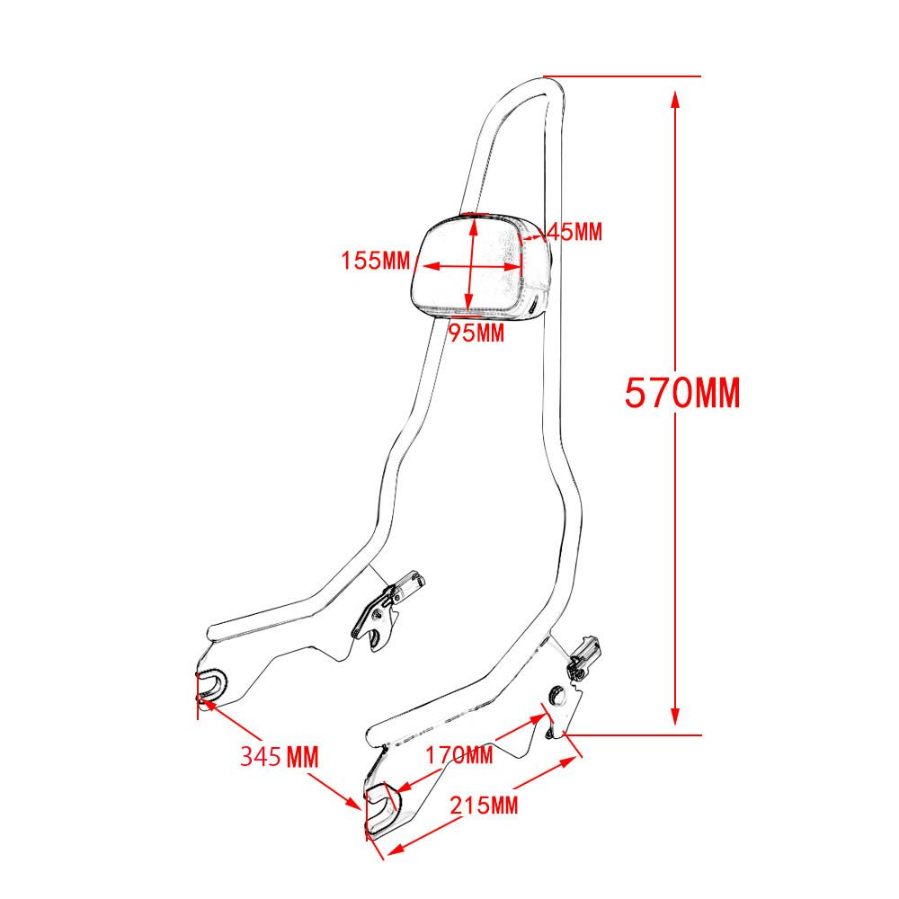 WMW デタッチャブル テーパーシーシーバー(パッド付)　FXFB/S クローム-04