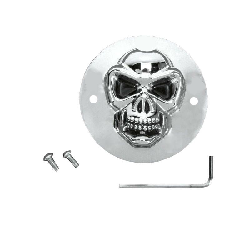 Drag Specialties　3-D SKULL・ポイントカバー　2ホール-02