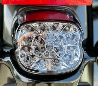 Drag Specialties　WEB・LEDテールライト　スモーク　上ナンバー用