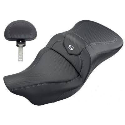 Saddlemen ロードソファー シート ドライバーバックレスト付　ハーレー、ツーリングモデル用