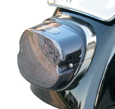 Drag Specialties　ロープロファイル・LEDテールライト　スモーク 上ナンバー用