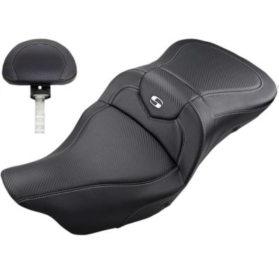 Saddlemen ロードソファー ヒーテッドシート ライダーバックレスト付　ハーレー、ツーリングモデル用